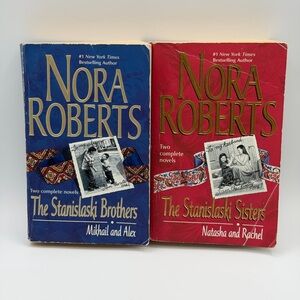 Lot of 2 Nora Roberts: The Stanislaski Brothers/Sisters Series Paperback Books